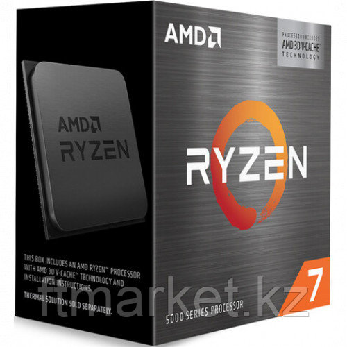 AMD Ryzen 7 процессоры 5800X3D, 3.4гГц, 96 мБ L3, AM4, 100-100000651WOF, фото 1