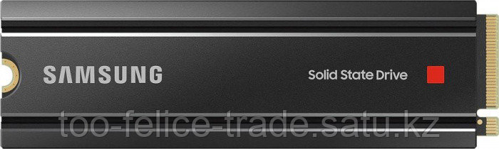 Твердотельный накопитель SSD Samsung 980 PRO (с радиатором) MZ-V8P2T0CW [2 ТБ, M.2 2280 PCI-E, чтение: 7000