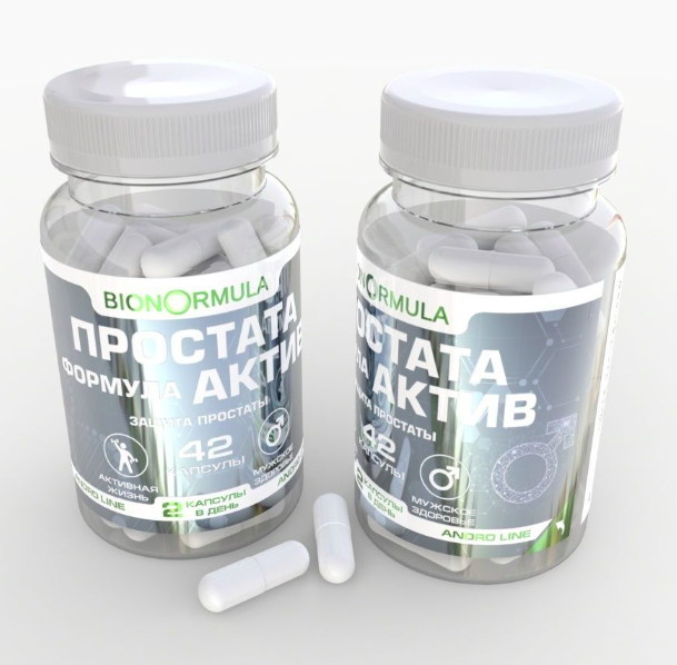 Bionormula Простата формула актив для лечения простатита, эректильной дисфункции, 42капс. - фото 8 - id-p105246404