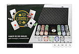 Набор из 300 фишек для покера с номиналом, фото 2