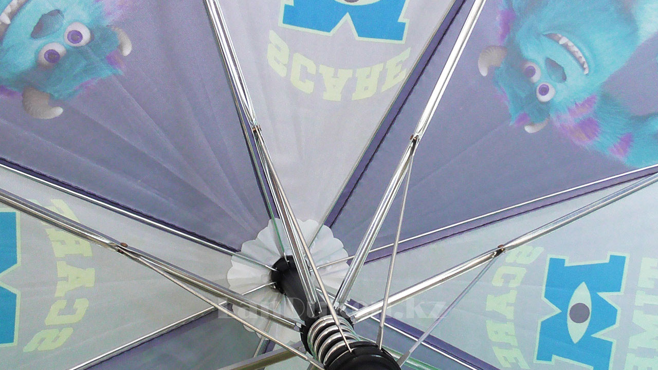 Зонт-трость Monsters Inc "Корпорация монстров" со складным пластиковым чехлом (уценка) - фото 5 - id-p25284096