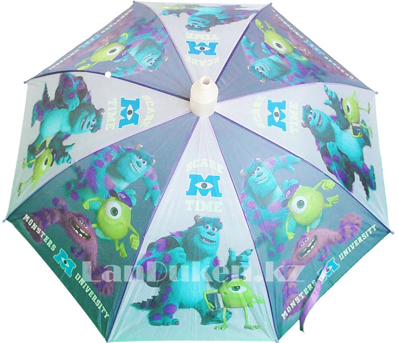 Зонт-трость Monsters Inc "Корпорация монстров" со складным пластиковым чехлом (уценка)