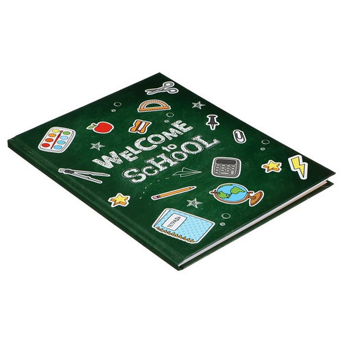 Дневник для 1-4 класса "Снова в школу", твёрдая обложка, глянцевая ...