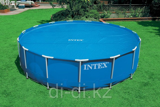 Обогревающее покрывало Intex Solar Pool Cover для бассейнов (457см)