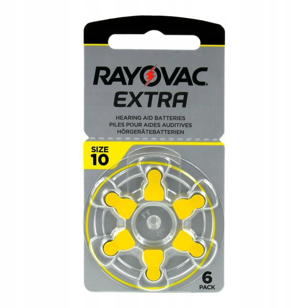 Батарейка для слуховых аппаратов Rayovac Extra 10 (Воздушно- цинковая)