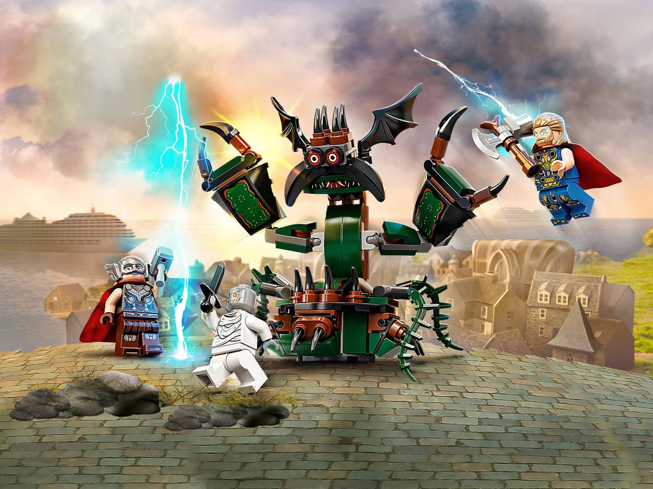 LEGO  Super Heroes 76207 Нападение на Новый Асгард, конструктор ЛЕГО