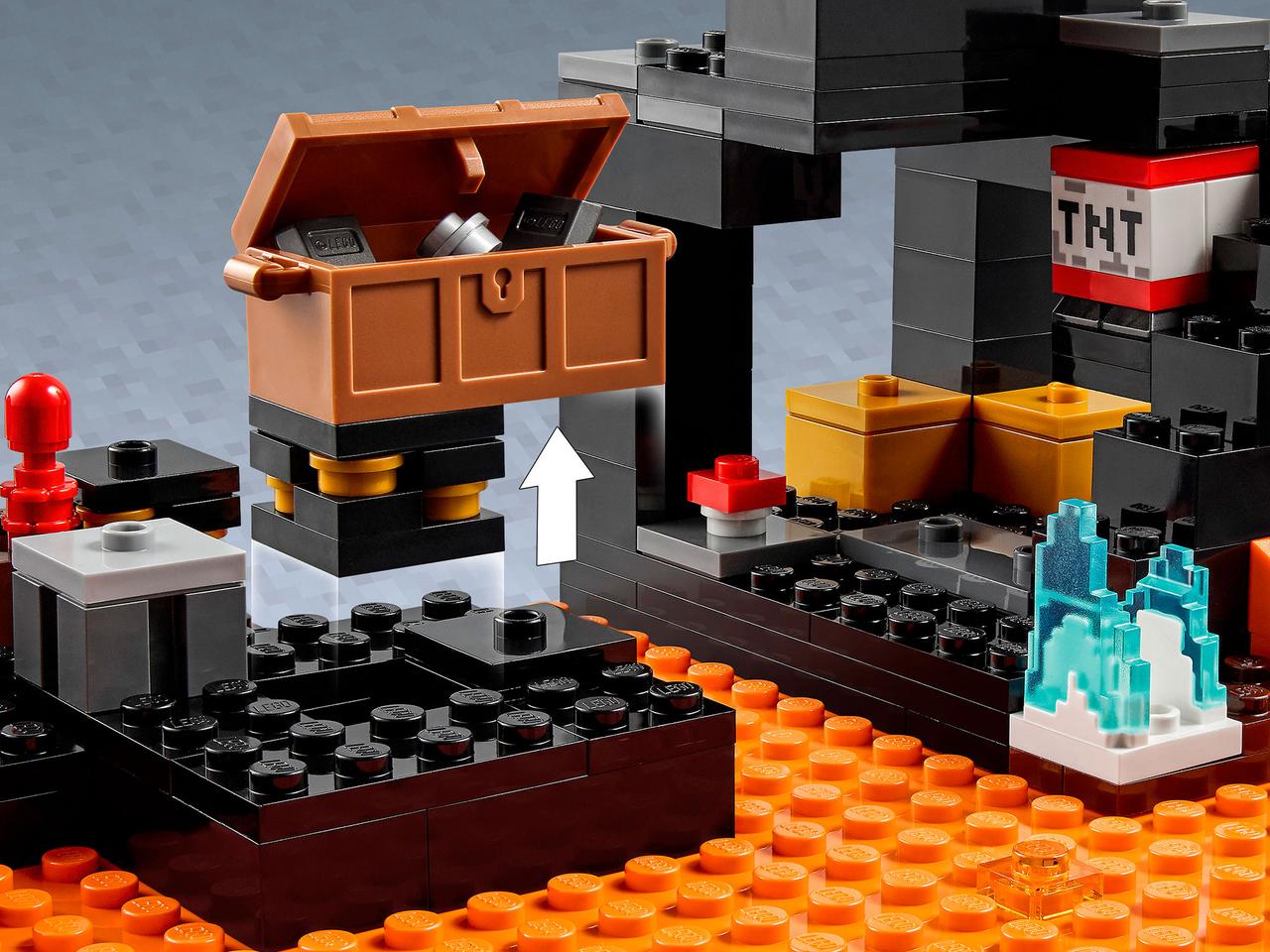 LEGO Minecraft 21185 Бастион Нижнего мира, конструктор ЛЕГО - фото 6 - id-p105253149