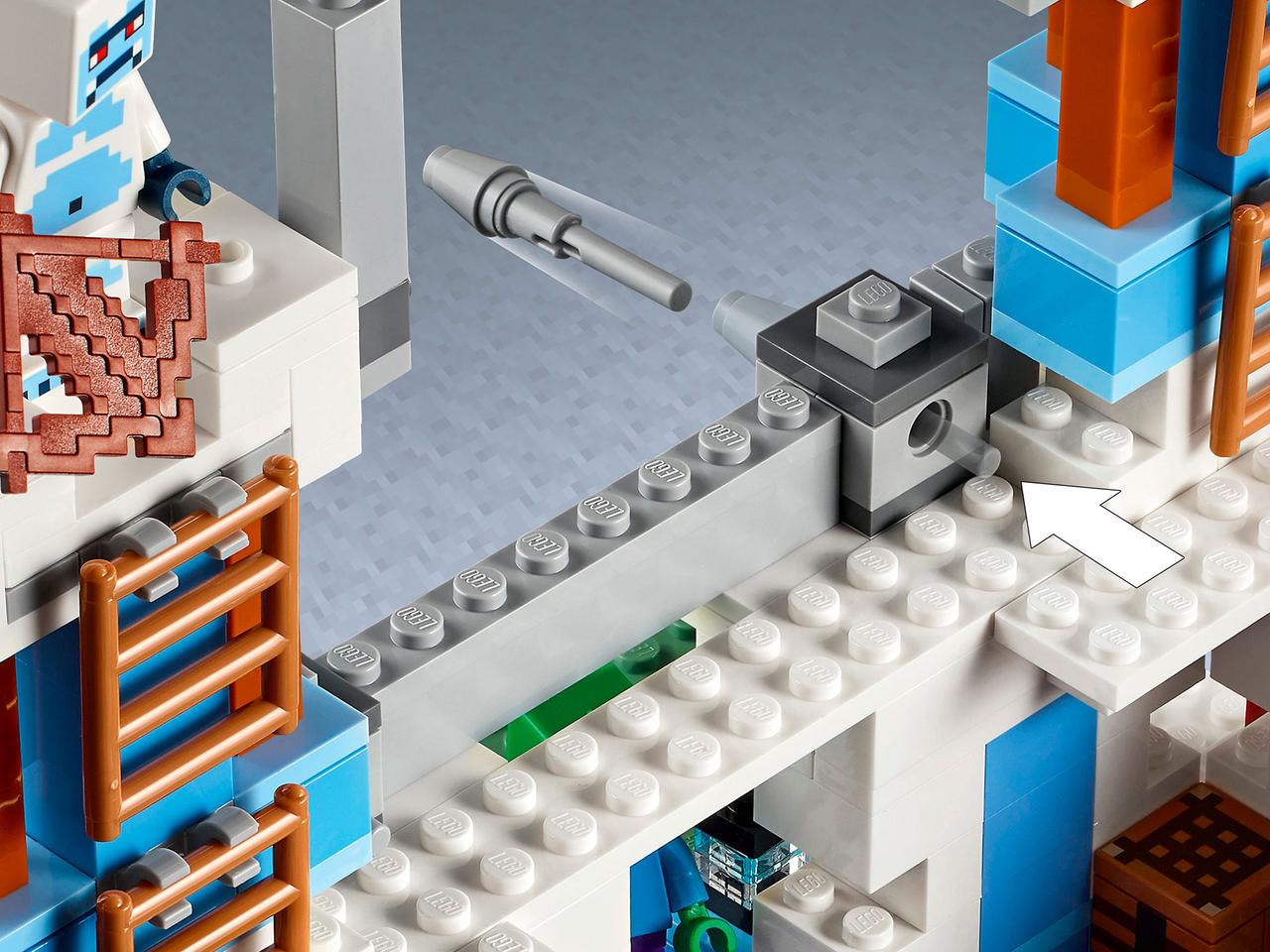 LEGO Minecraft 21186 Ледяной замок, конструктор ЛЕГО - фото 9 - id-p105253216