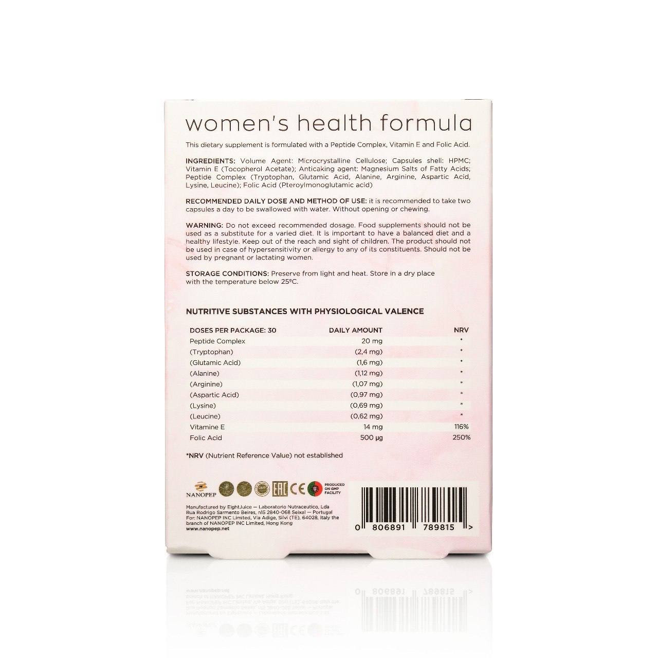 ОВАРИ ВУМЕНС Формула женского здоровья WOMEN S Health Formula 60 капсул, Khavinson Peptides® - фото 2 - id-p105205852