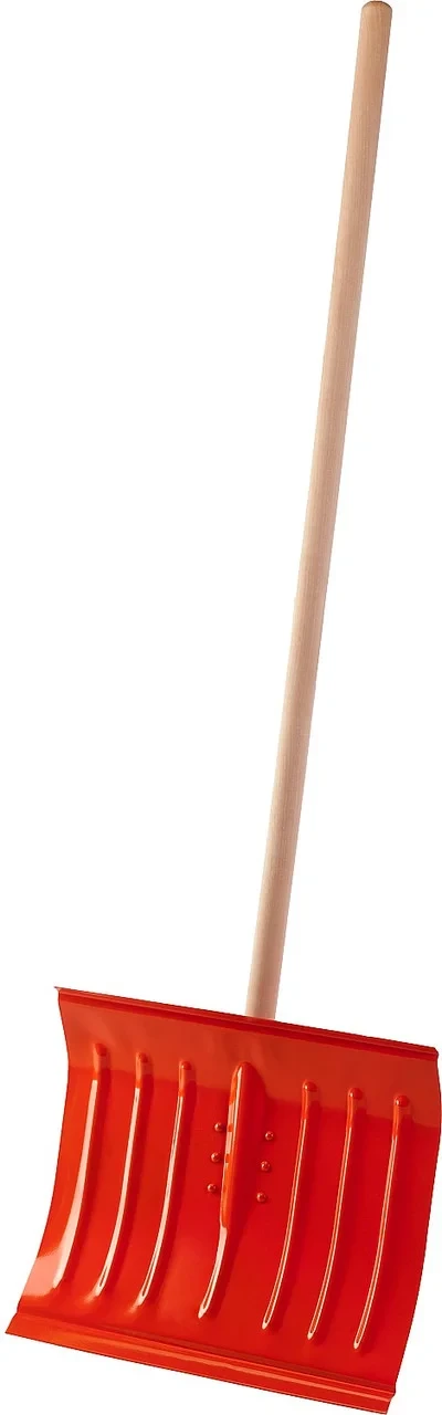 Снеговая лопата СИБИН ЛС-430 430мм стальная с деревянным черенком ЦЕНУ УТОЧНЯЙТЕ - фото 1 - id-p105254239