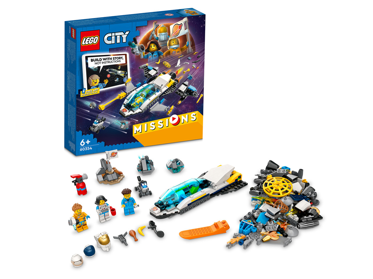 60354 Lego City Missions Космическая миссия для исследования Марса, Лего Миссии Город Сити - фото 3 - id-p105205890