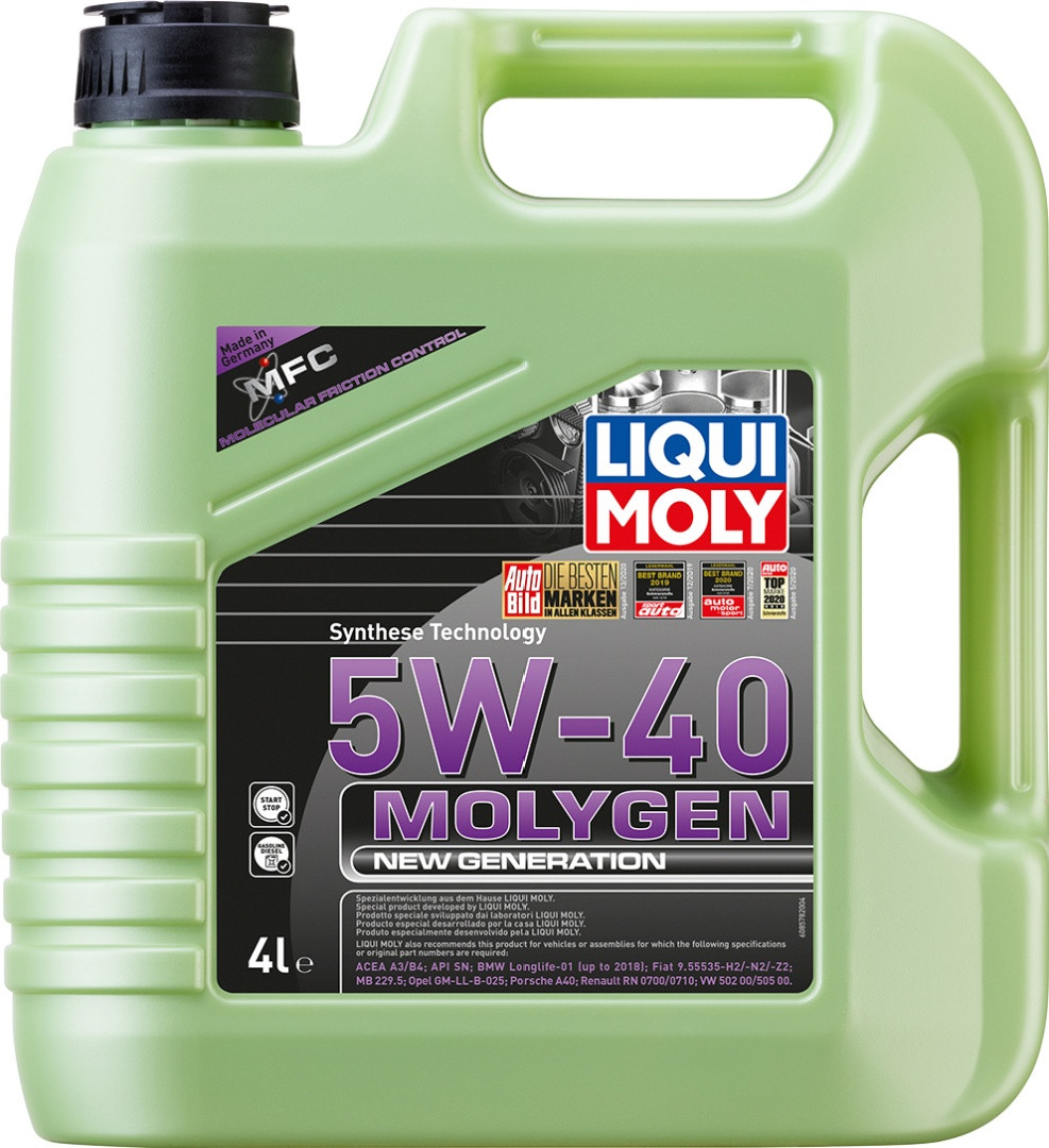 Моторное масло LIQUI MOLY Molygen New Generation 5W-40 (4л)