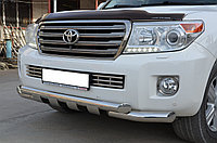 Защита переднего бампера (G) d76 ПапаТюнинг для Toyota Land Cruiser 200 2012-2015