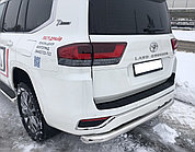 Защита заднего бампера d76 ПапаТюнинг для Toyota Land Cruiser 300 (Юбилейная) 2021-