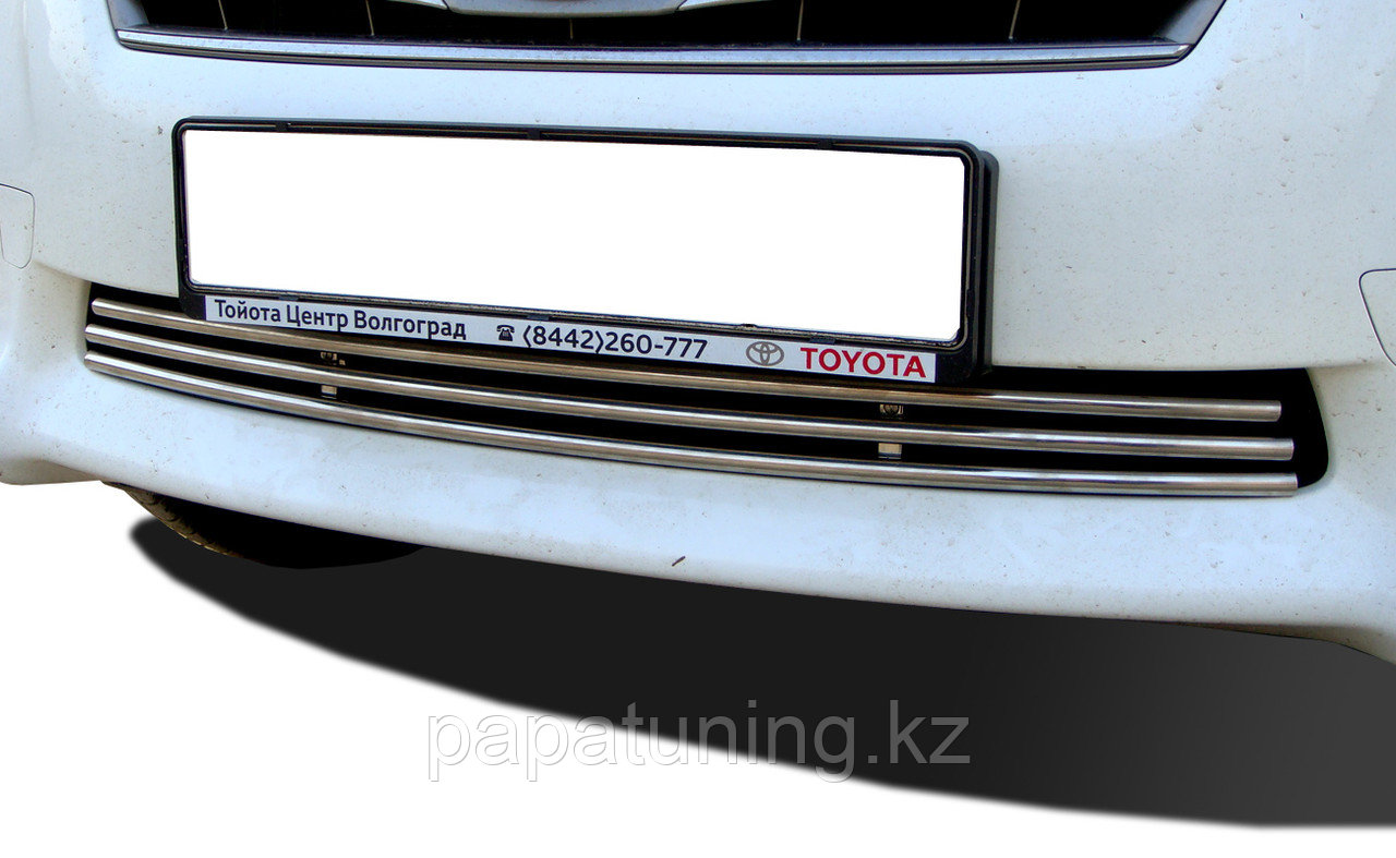 Защита радиатора d16 ПапаТюнинг для Toyota RAV4 2010-2012 - фото 1 - id-p105048773