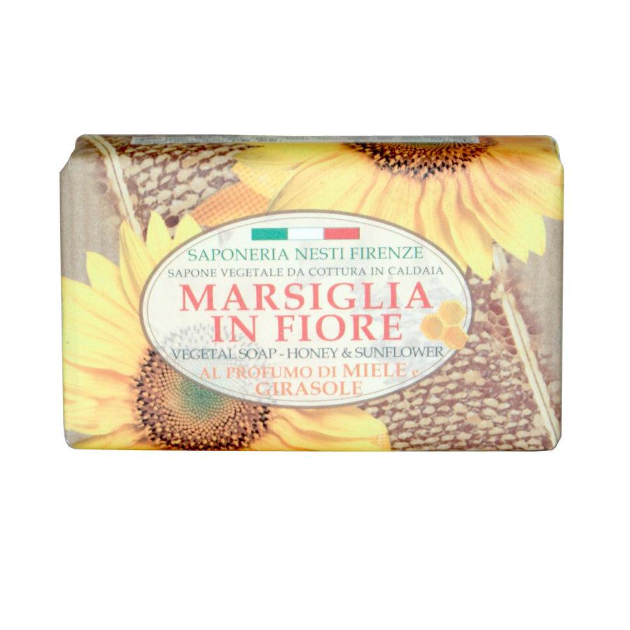 Мыло Марсельское цветочное - Подсолнух и Мед 125 г