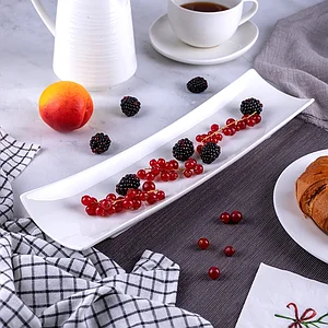 Блюдо прямоугольное 33 см Royal White TU1078-1 TUDOR (HoReCa)