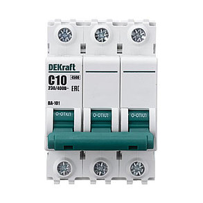 Автоматический выключатель DEKraft 11077DEK ВА101 3Р C 10A 4,5кА, фото 2