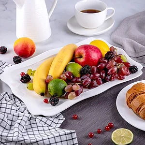 Блюдо прямоугольное 36 см Royal White TU1896-2 TUDOR (HoReCa)