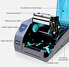 Принтер этикеток сверхчеткой печати POSTEK G6000 разрешение 600dpi!!!, фото 2