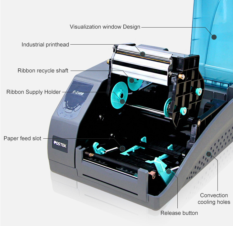 Принтер этикеток сверхчеткой печати POSTEK G6000 разрешение 600dpi!!! - фото 2 - id-p105259548