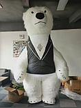 Ростовая кукла Белый медведь 2,6 метра, фото 3
