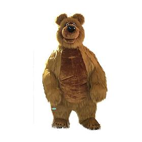 Ростовая кукла Бурый медведь темный 2,6 метра