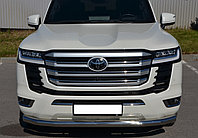 Защита переднего бампера d76 ПапаТюнинг для Toyota Land Cruiser 300 (Юбилейная) 2021-