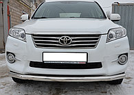 Защита переднего бампера d60 ПапаТюнинг для Toyota RAV4 2010-2012
