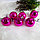 Новогодние елочные шарики глянцевые розовые HM-10 6 шт 5 см, фото 3