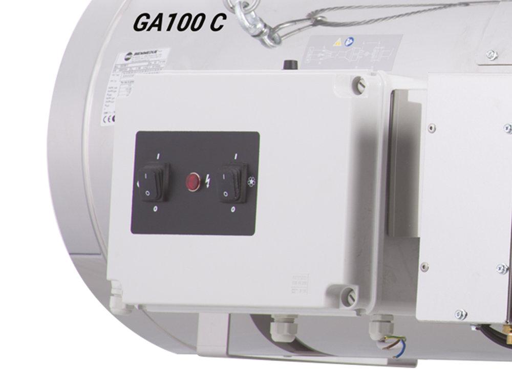 GA100 Газовый подвесной воздухонагреватель (тепловентилятор) непрямого нагрева - фото 10 - id-p105261627