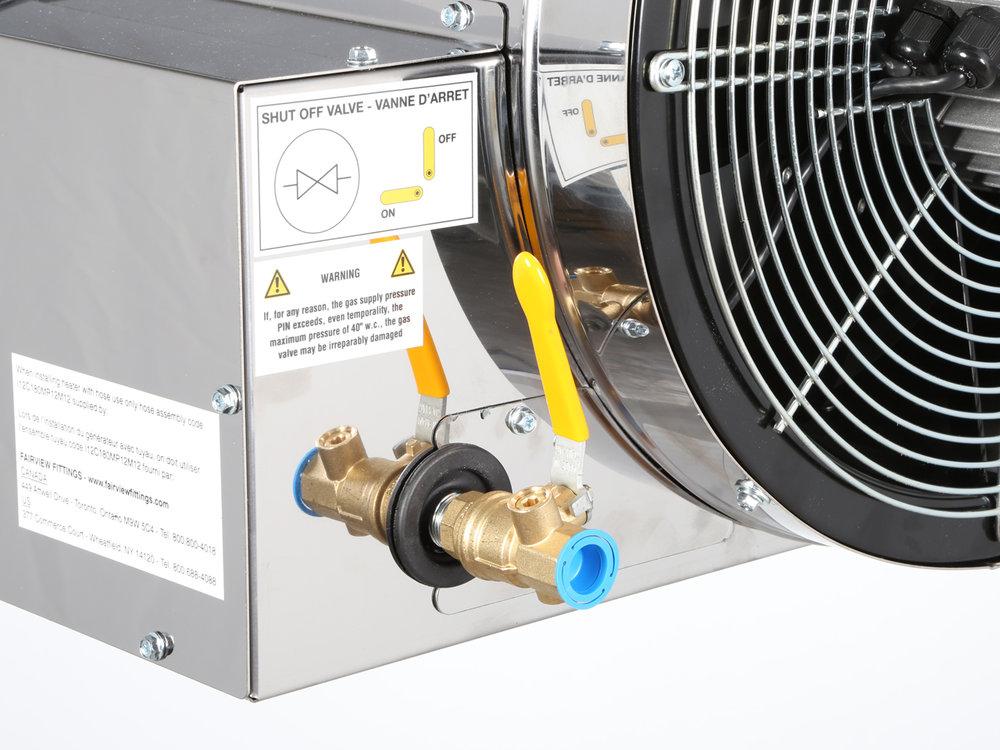 GA/N 95C - подвесной нагреватель воздуха прямого нагрева низкого давления - фото 6 - id-p105261630