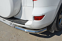 Защита заднего бампера угловая d60 ПапаТюнинг для Toyota RAV4 2010-2012