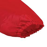 Набор для уроков труда ЮНЛАНДИЯ, клеенка ПВХ 40x69 см, фартук-накидка с рукавами, красный, фото 3