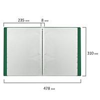 Папка 10 вкладышей STAFF, зеленая, 0,5 мм, фото 2