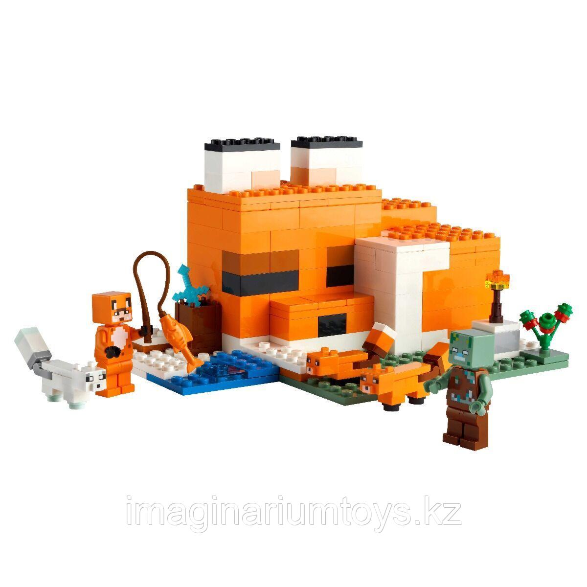 LEGO Конструктор Лисья хижина Minecraft 21178 - фото 2 - id-p105263910