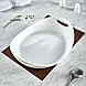 Блюдо глубокое с ручками 26 см Royal White TU1281-2 TUDOR, фото 3