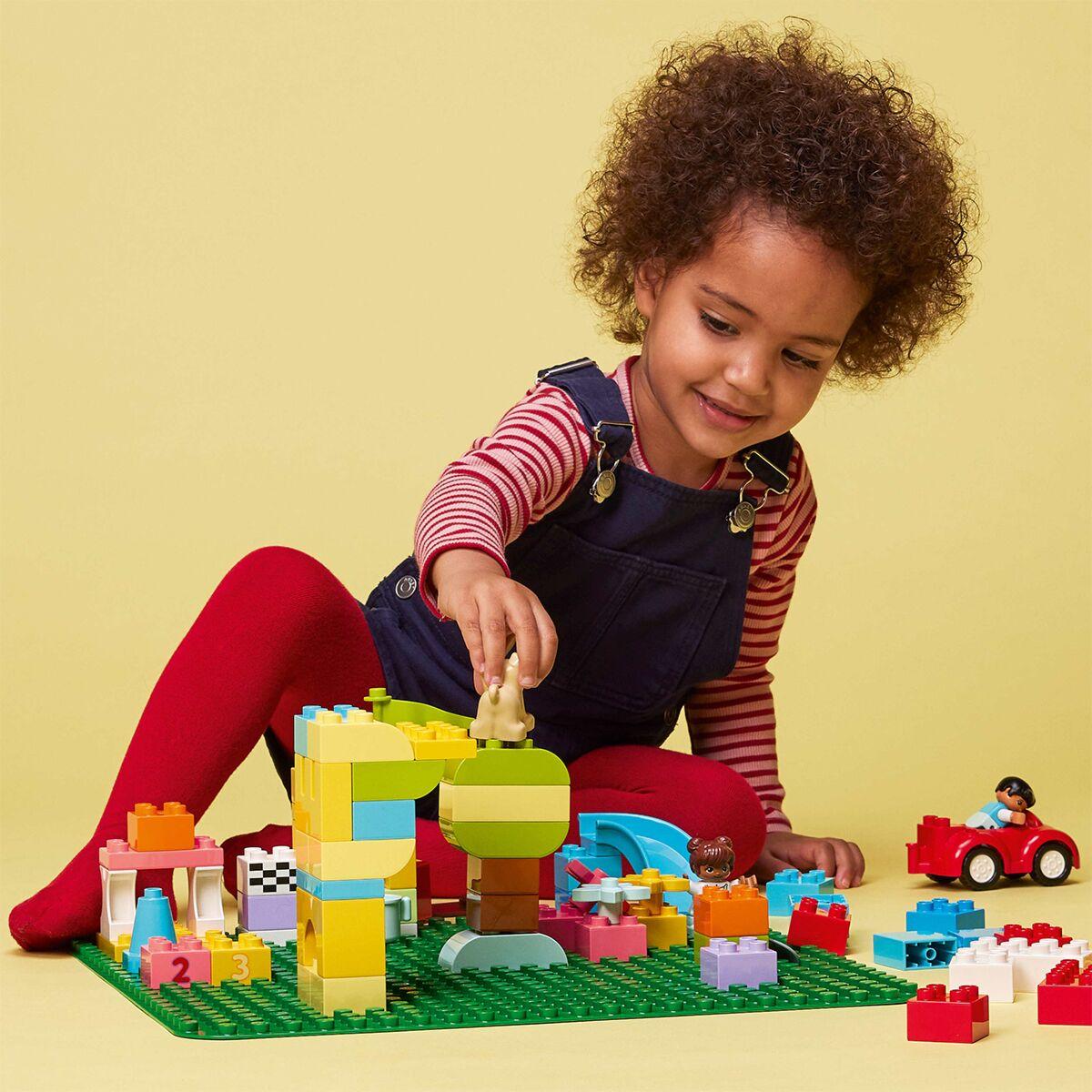 Зеленая пластина для строительства DUPLO LEGO