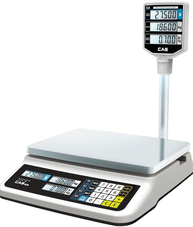 Весы торговые CAS PR-6P LCD, II