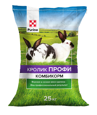 9206 Комбикорм для кроликов универсальный Purina ПРОФИ (25кг) - фото 1 - id-p105267279