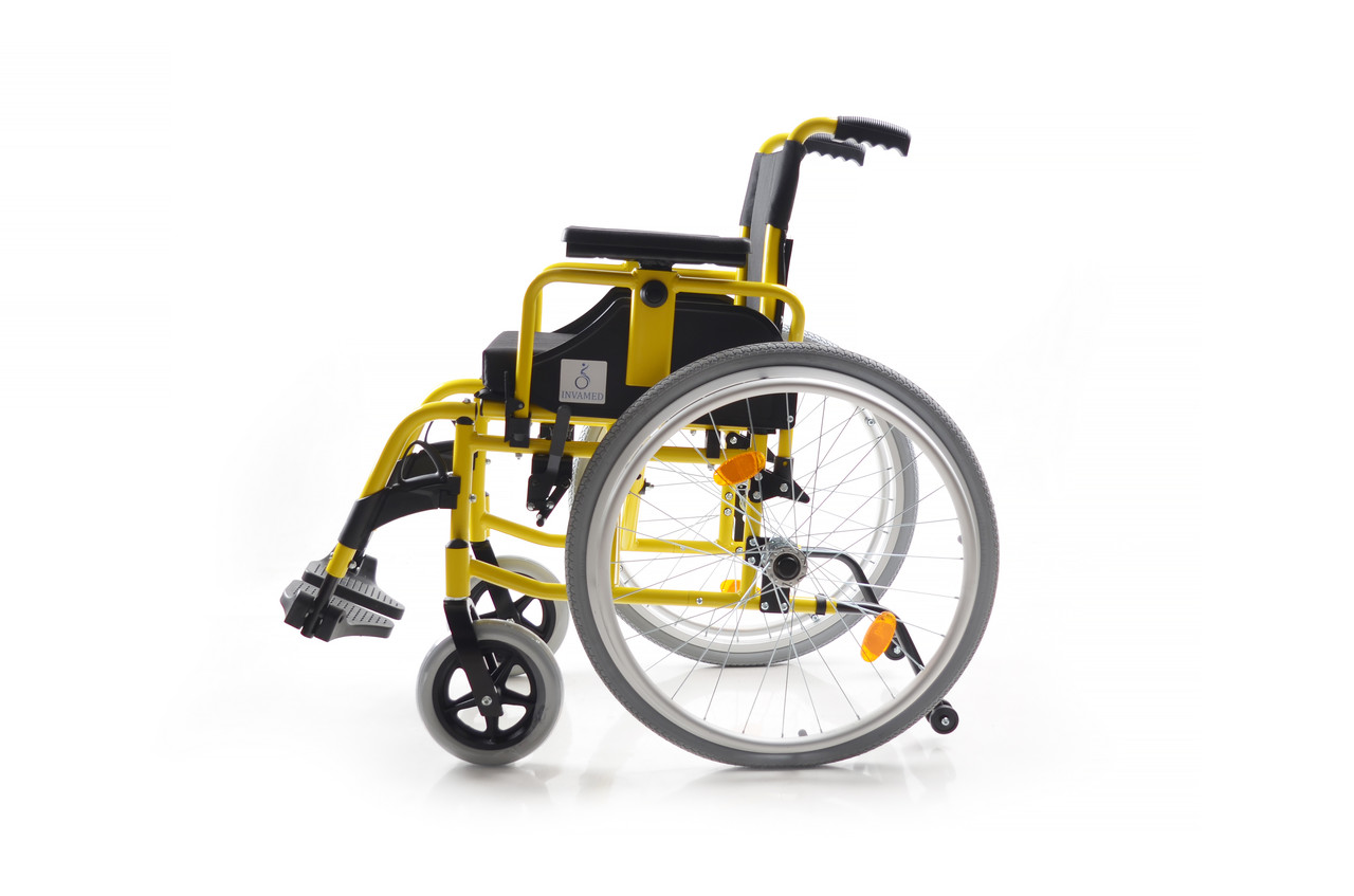 Алюминиевая детская инвалидная коляска Invamed, ширина 35 см