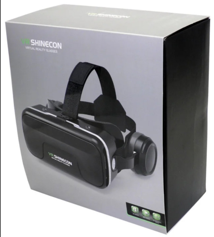 Очки виртуальной реальности VR SHINECON SC-G04E со встроенными наушниками - фото 7 - id-p105267487
