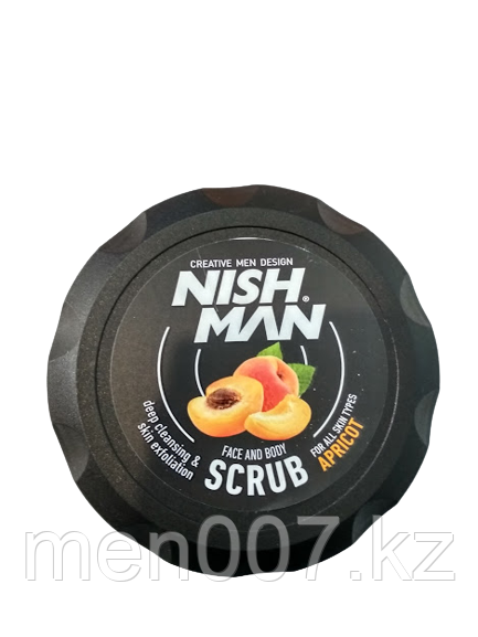Nishman скраб для лица с абрикосом Apricot Face Scrub 300 мл