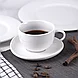 Кофейная пара (чашка + блюдце) 90 мл  Royal White TU9999-2 / TUDOR, фото 5