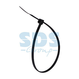 Хомут-стяжка кабельная нейлоновая 250x3,6 мм, черная, (100 шт/уп) REXANT