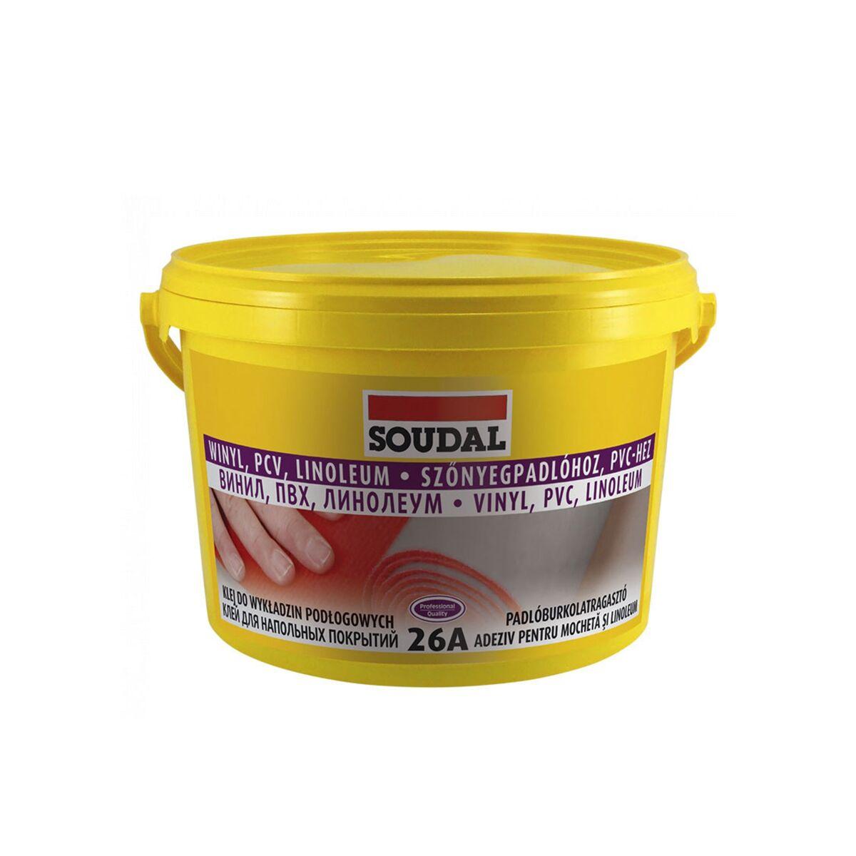 SOUDAL 26A клей для напольных покрытий (5 кг)