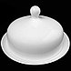 Масленка с крышкой 15 см Royal White TU2231 TUDOR, фото 5