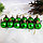 Новогодние елочные шарики глянцевые и матовые зеленые HM-2 12 шт 3 см, фото 3