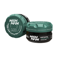 Nishman M8 Wax (Кремообразный воск для укладки волос) естественный блеск 100 мл