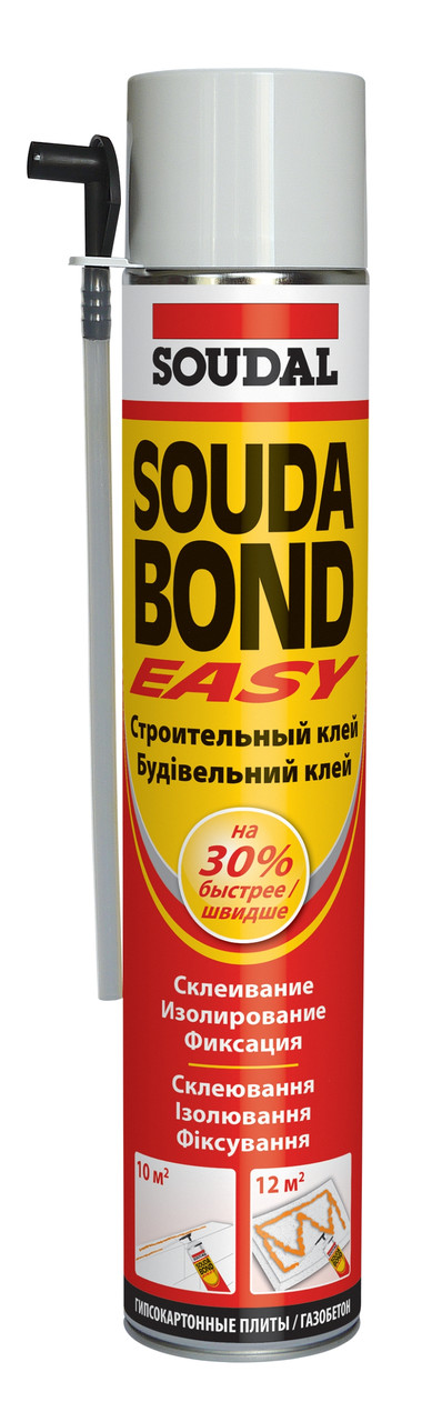 Soudal Клей-пена Easy Soudabond 12*750 мл (С трубочкой) - фото 1 - id-p105275277